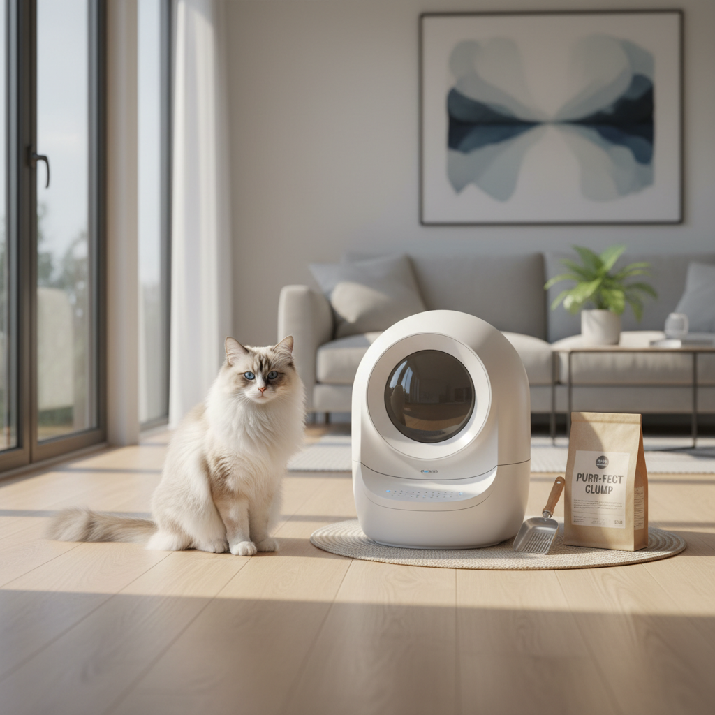 A bright, clean, and modern living room with a serene atmosphere